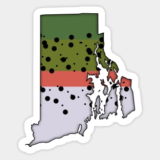 Rhode Island Trout Sticker